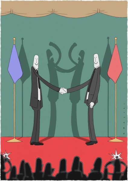 9º Concurso de Humor Gráfico Gin. Todo se complica en el planeta Tierra.